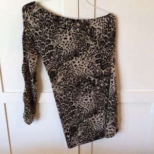 Cheetah print dress